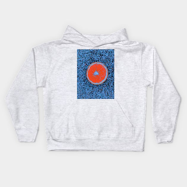 Orange Slice Kids Hoodie by Tovers